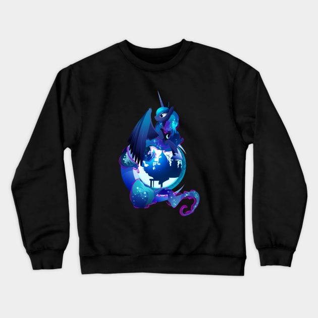 Princess Luna Crewneck Sweatshirt by Ilona's Store